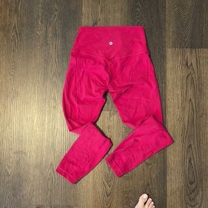Pink lululemon aligns